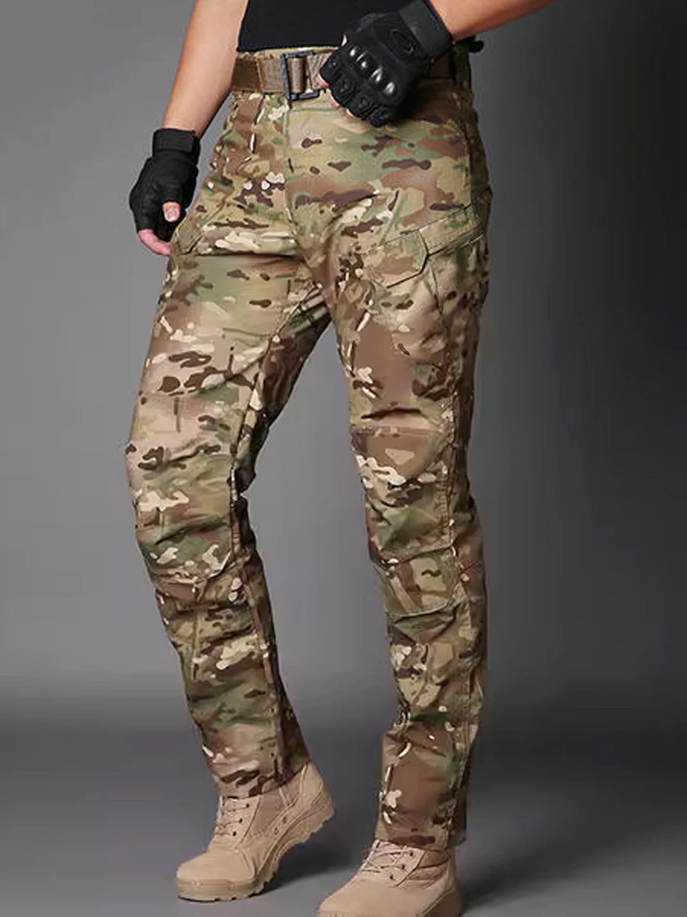 Cargo Army Military Long Trousers Male