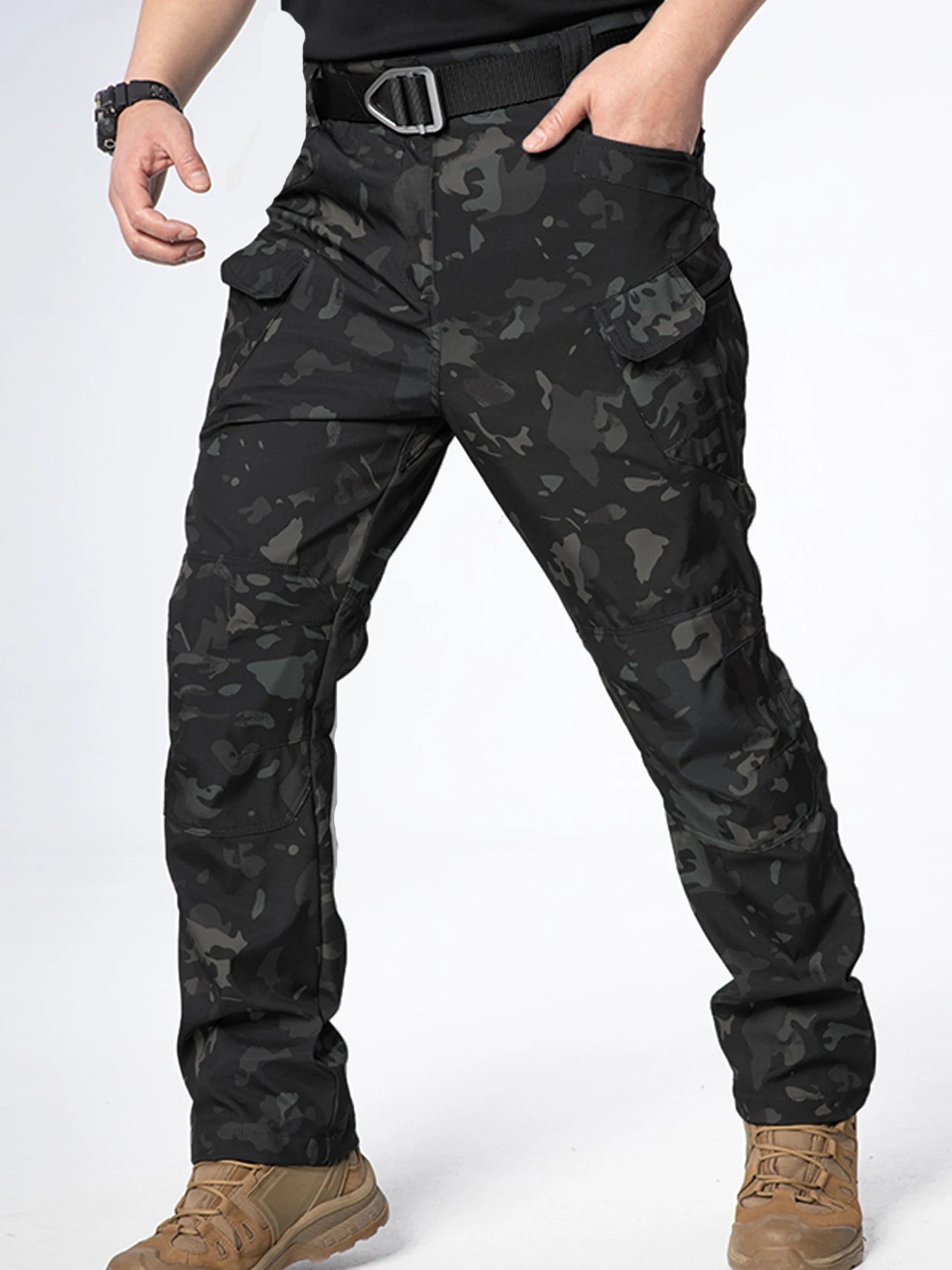 Cargo Army Military Long Trousers Male