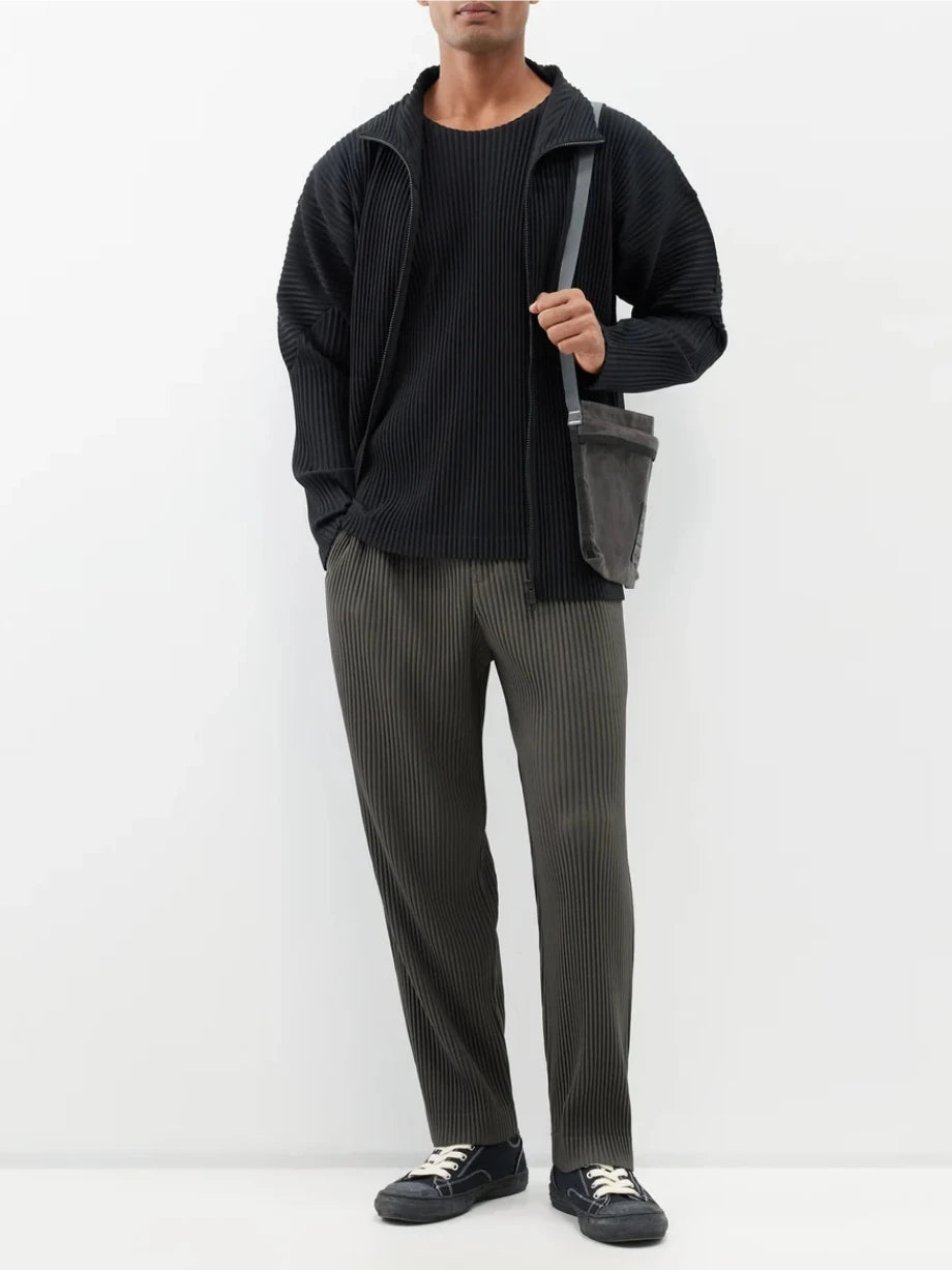 two-way Zip Turtleneck Jacket