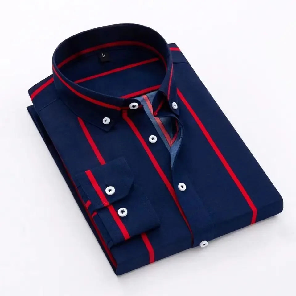 Men's Business Casual Shirt Long