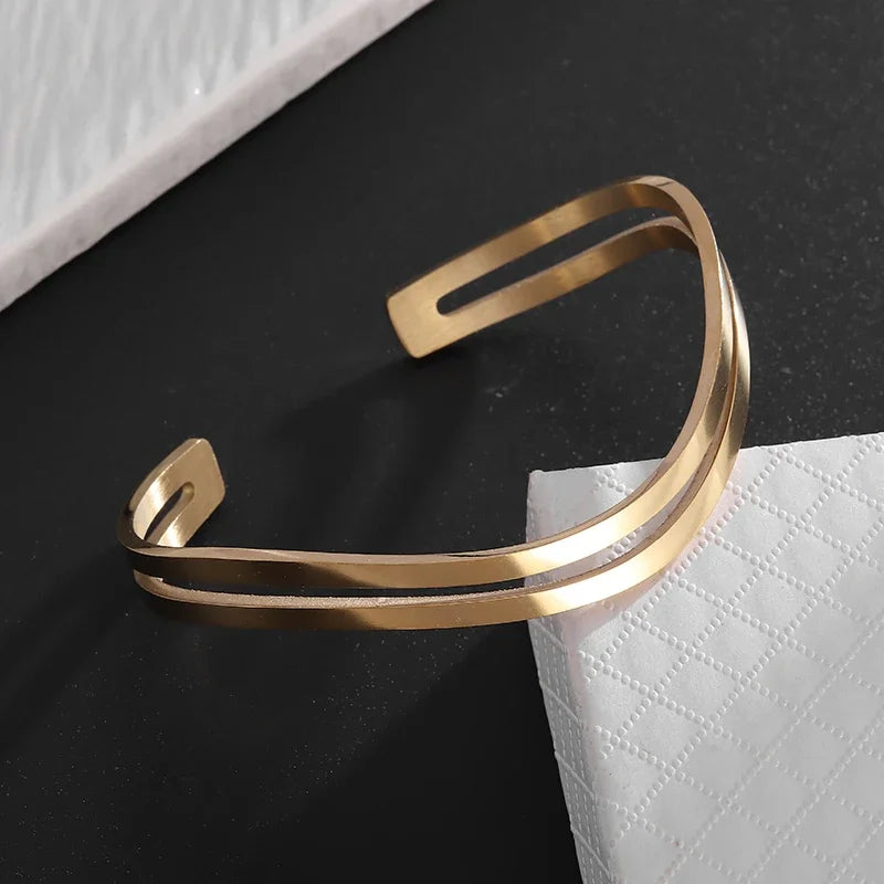 Punk Mirror Bracelet Couple Jewelry