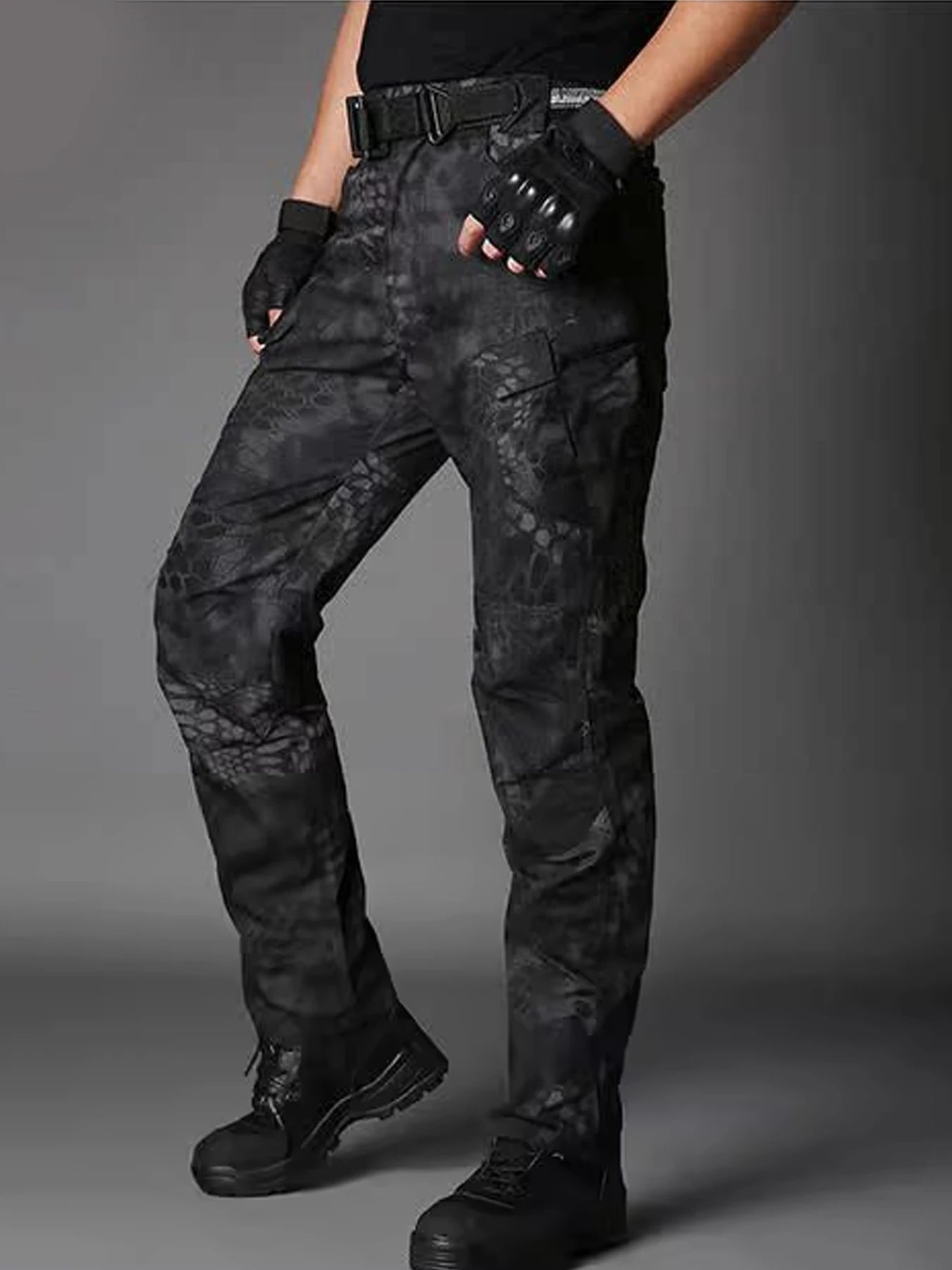 Cargo Army Military Long Trousers Male
