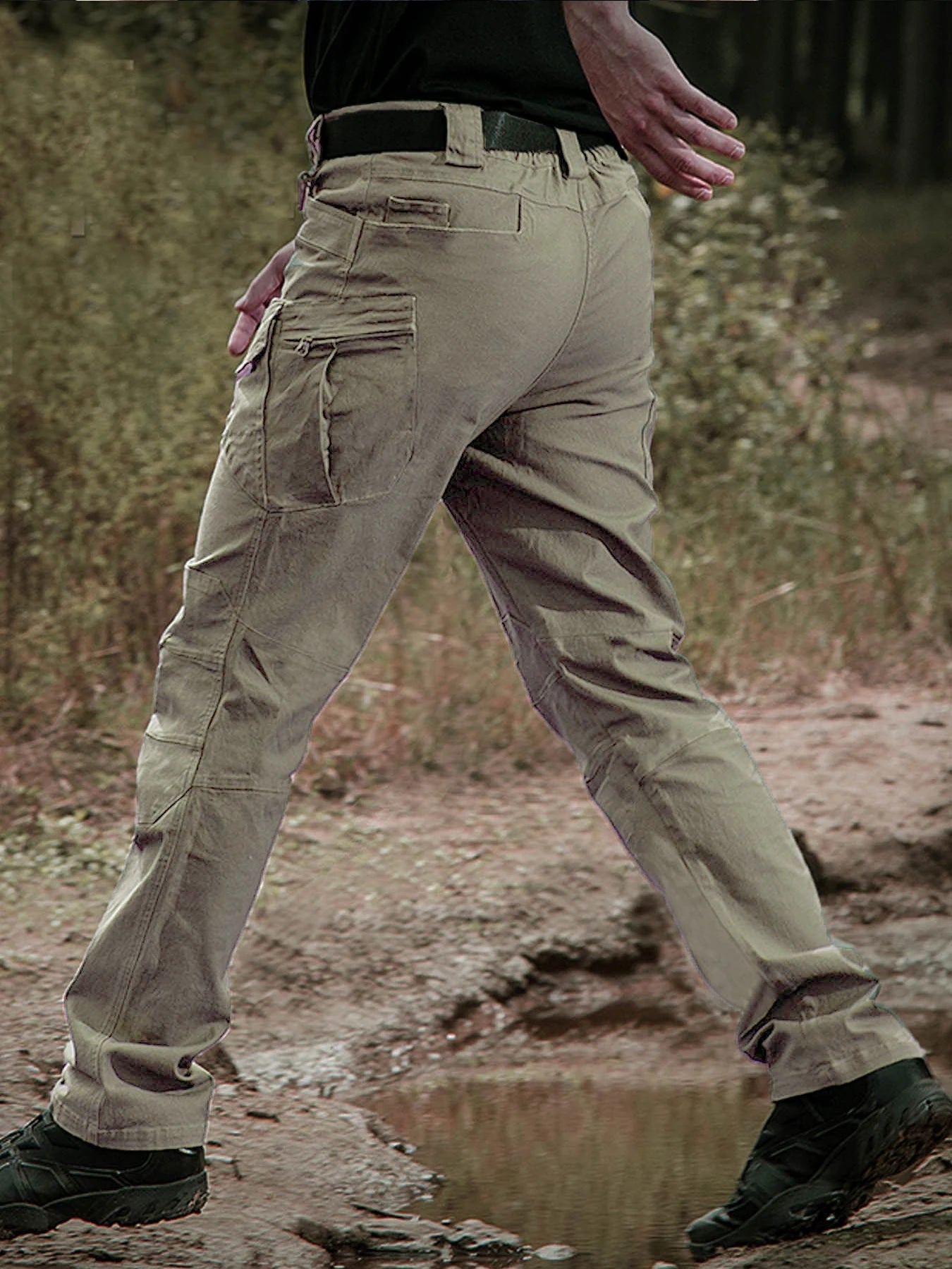 Cargo Army Military Long Trousers Male