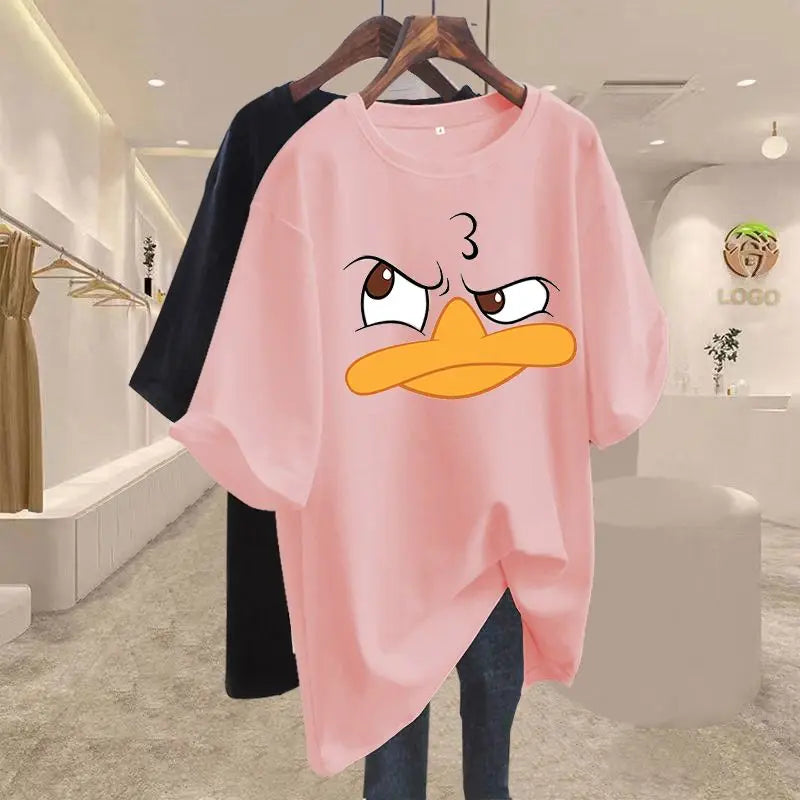 Tops Chic Cartoon Printed Pullover
