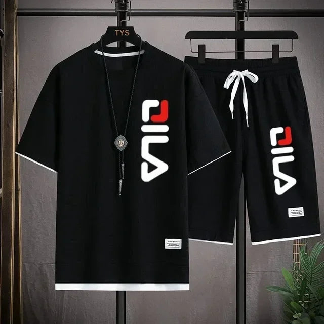 men's fashion beach sports suit