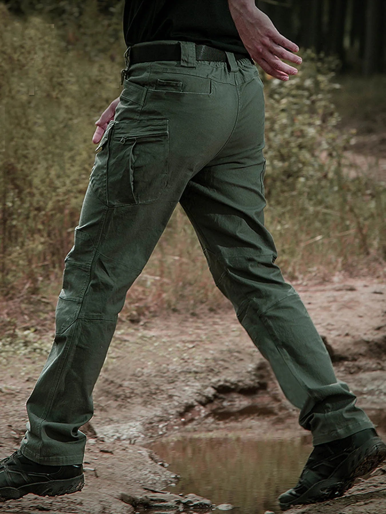 Cargo Army Military Long Trousers Male