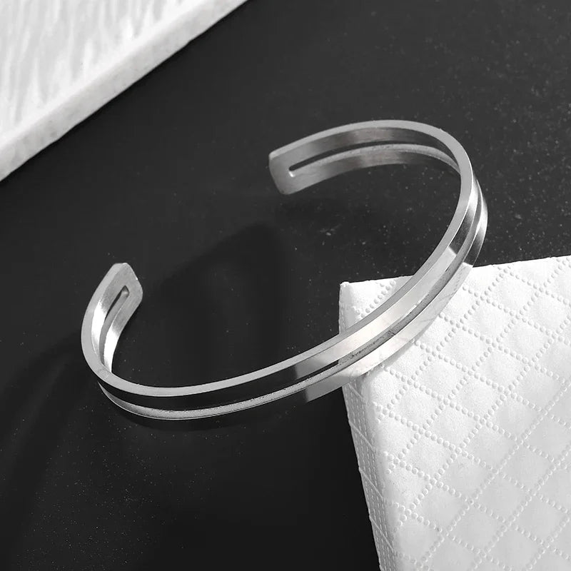Punk Mirror Bracelet Couple Jewelry
