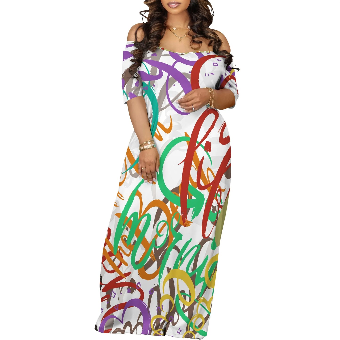 Off-Shoulder Party Dress