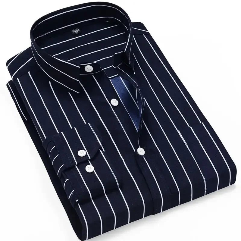 Men's Business Casual Shirt Long