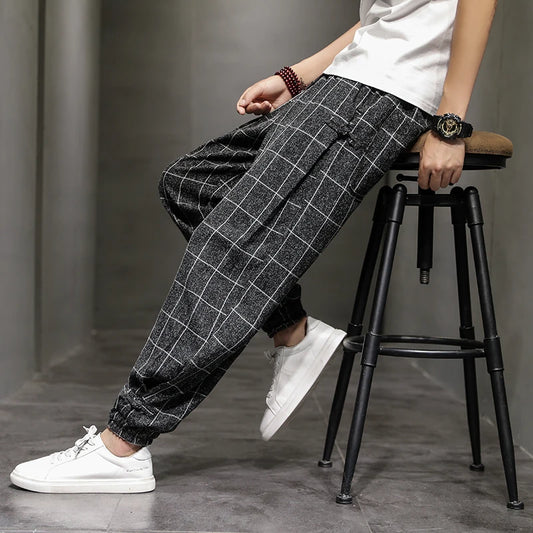 Disc Buckle Hallen Pants Man