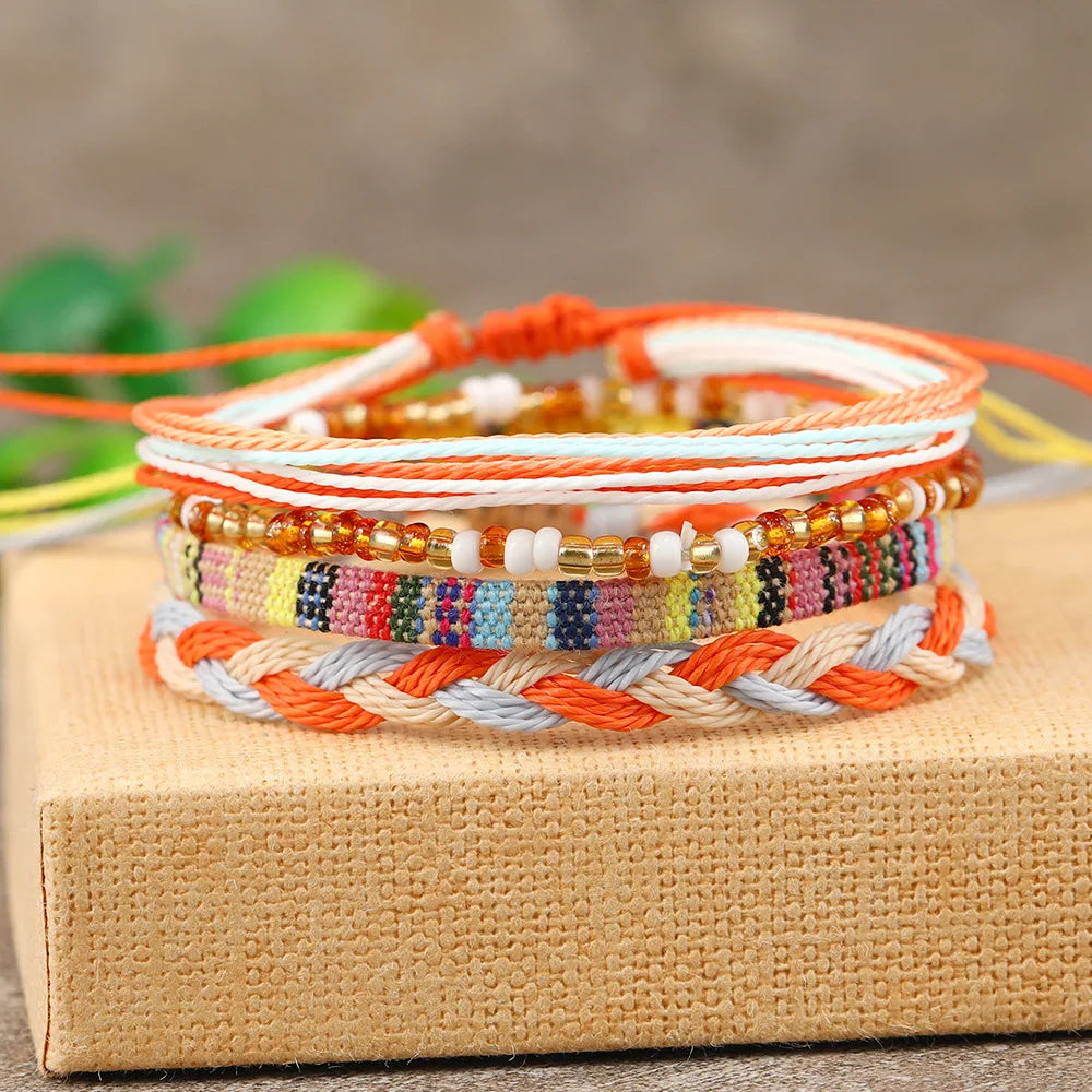 4 /24 Pcs Boho Surfer Bracelet Anklets Branded Bracelet