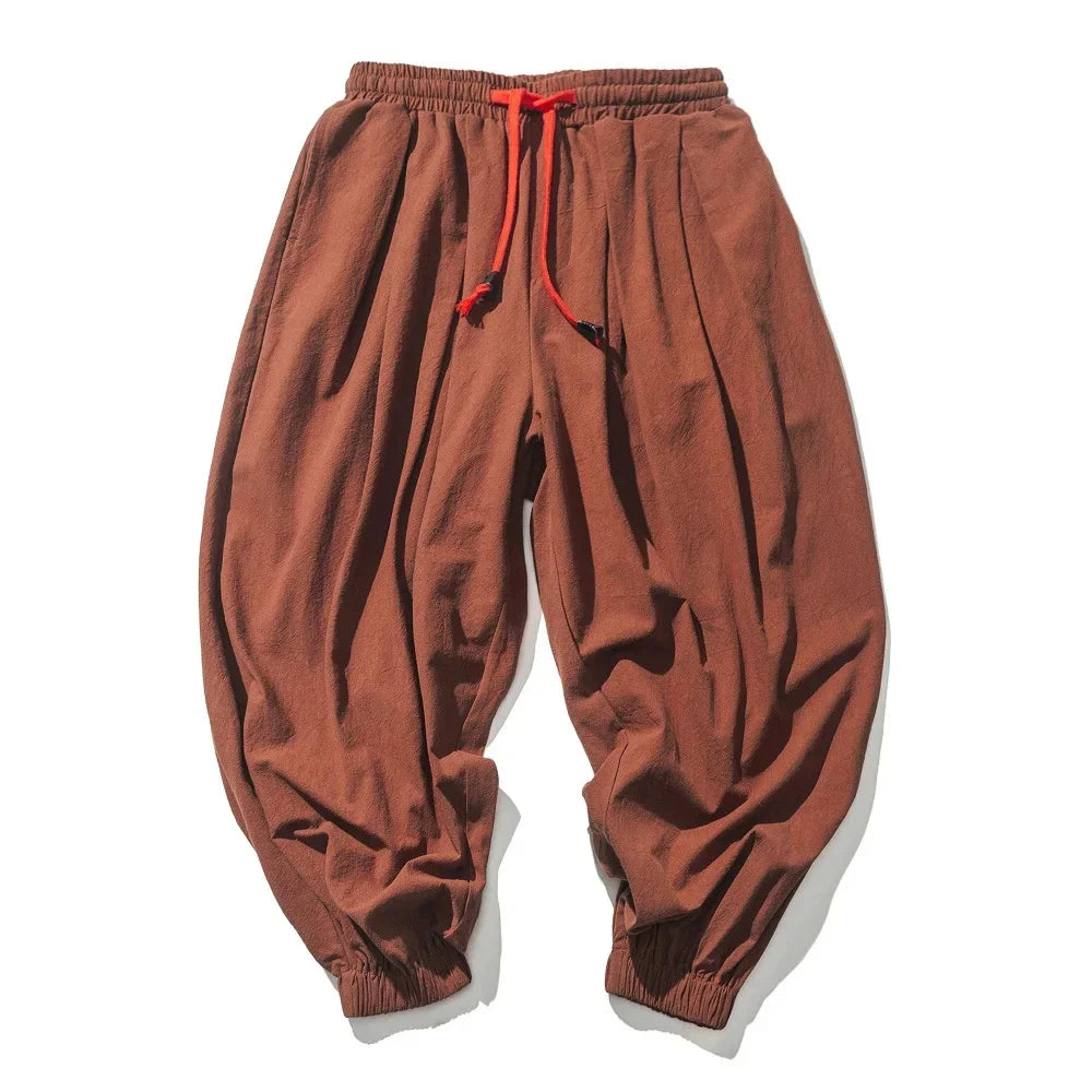 Leg Trousers Joggers Men