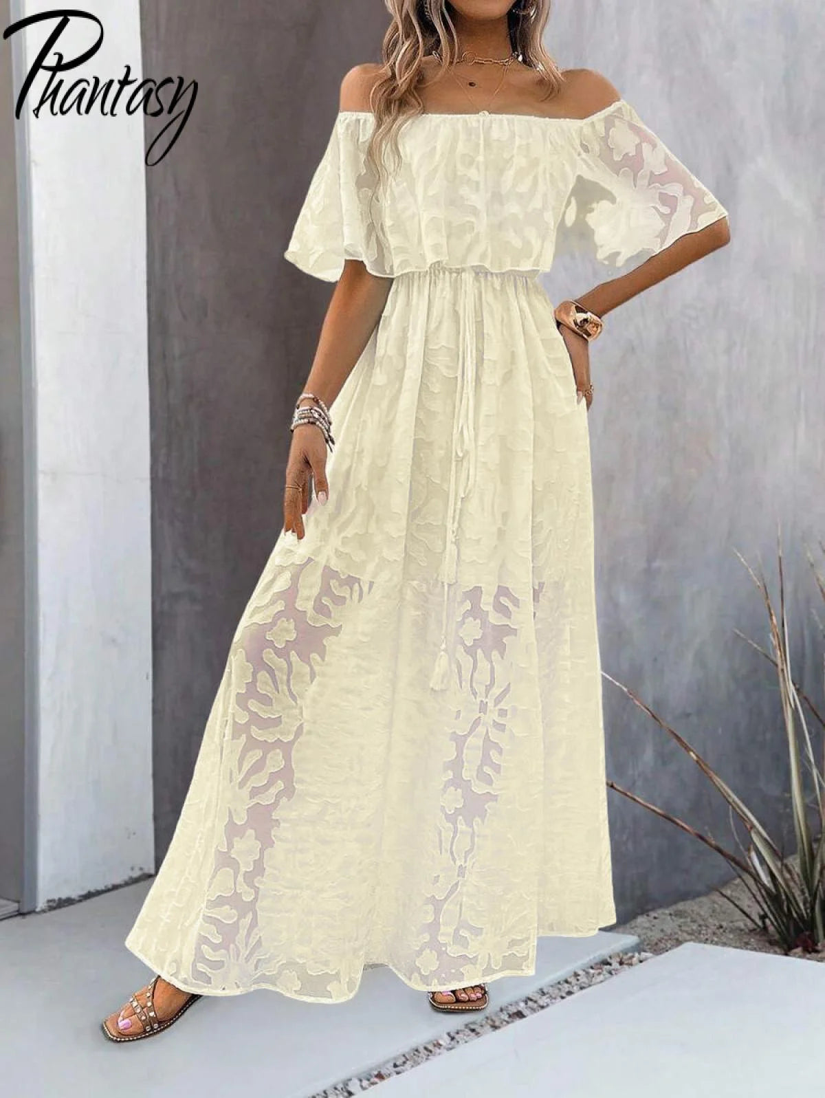 Chic Long Maxi Dresses Female Clothes