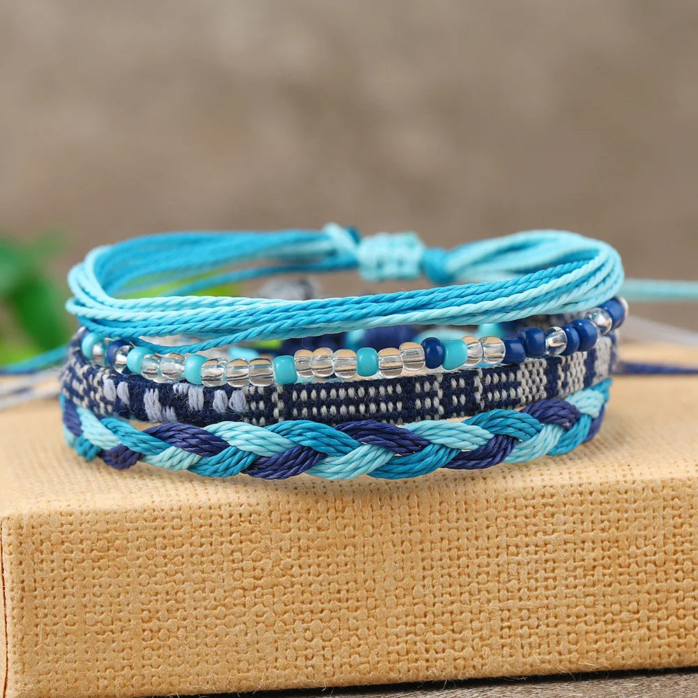 4 /24 Pcs Boho Surfer Bracelet Anklets Branded Bracelet