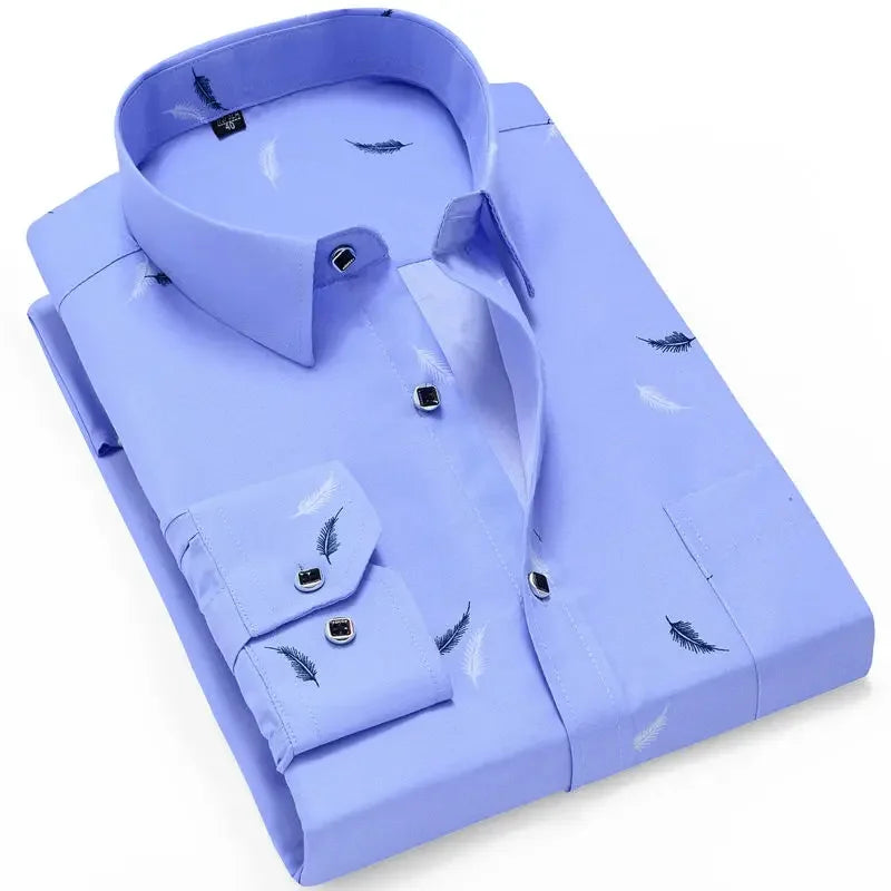 Men's Business Casual Shirt Long