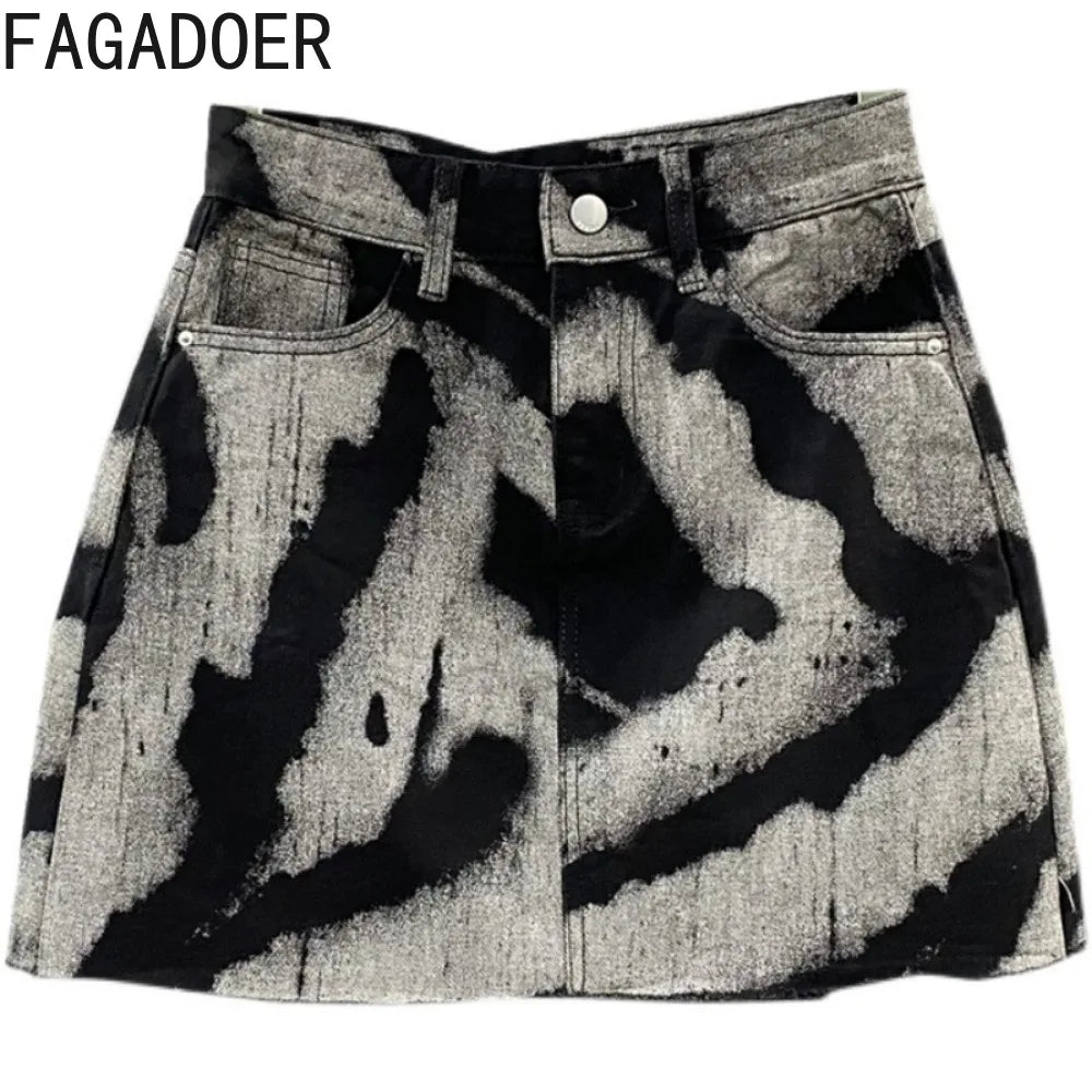 Denim Mini Skirts Women