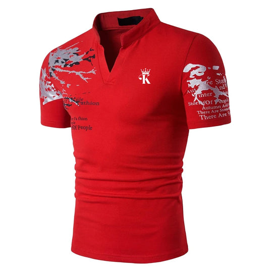 Men's Golf Polo Shirt Short Sleeve Summer Fit