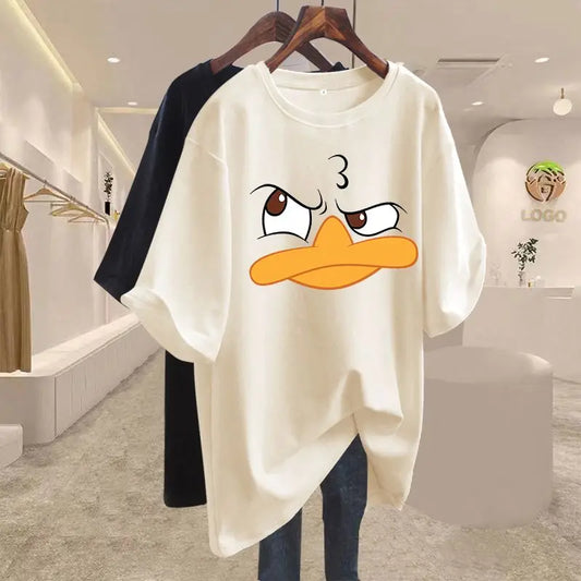 Tops Chic Cartoon Printed Pullover