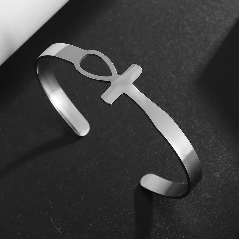 Punk Mirror Bracelet Couple Jewelry