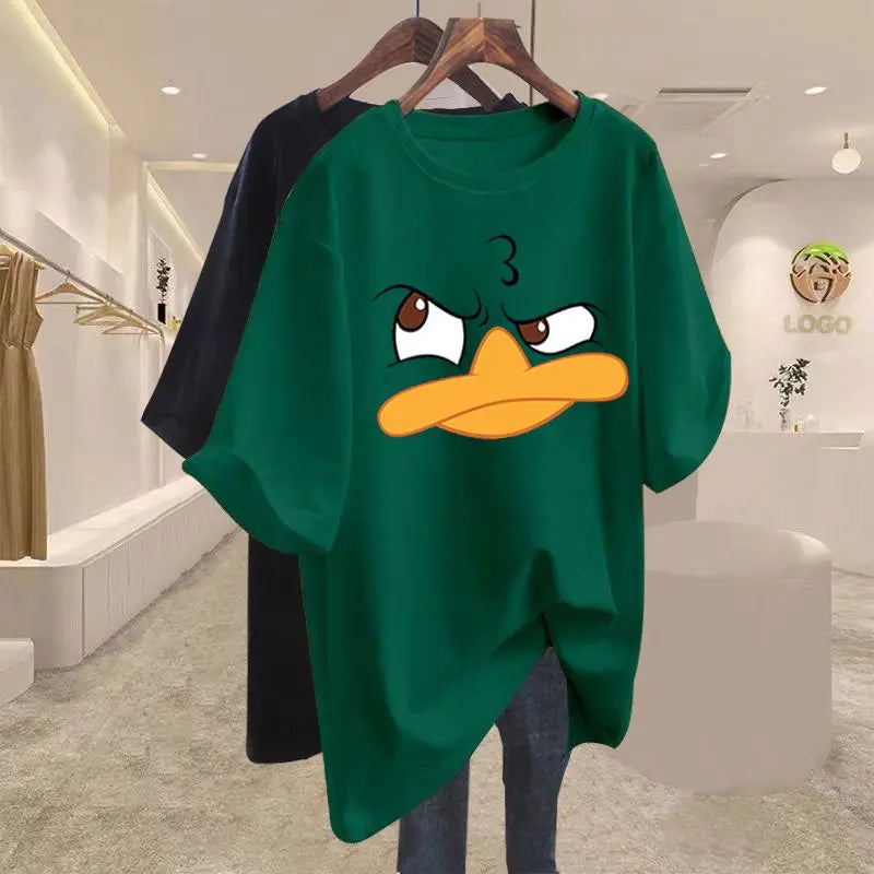 Tops Chic Cartoon Printed Pullover