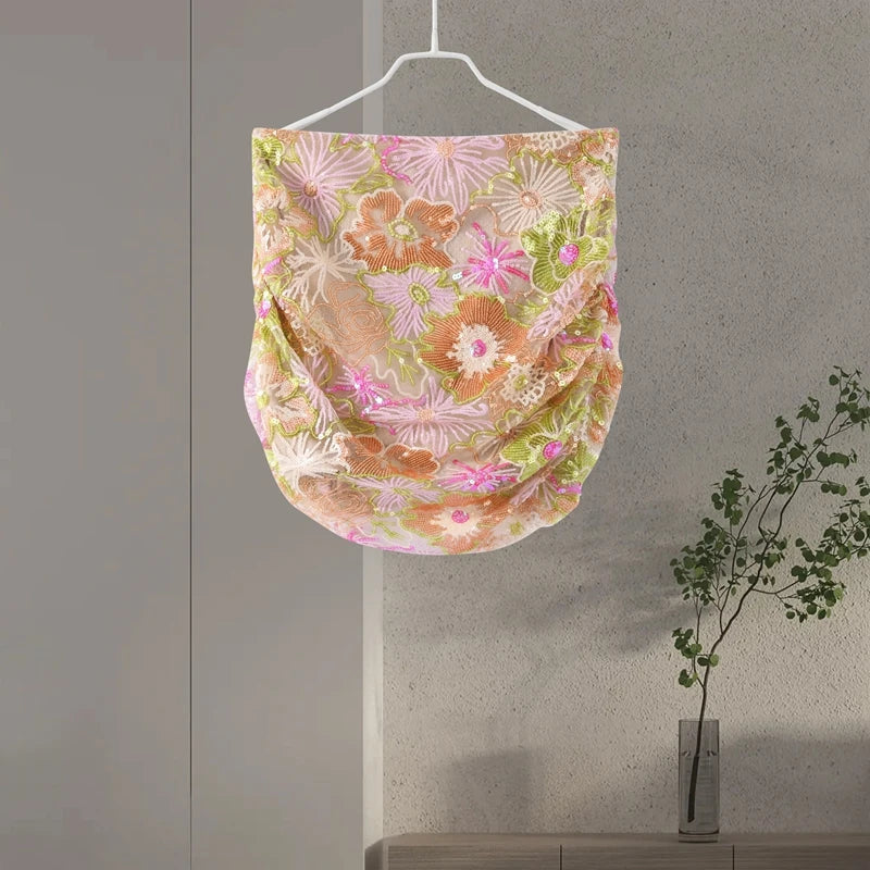 Summer Embroidery Lady Suit