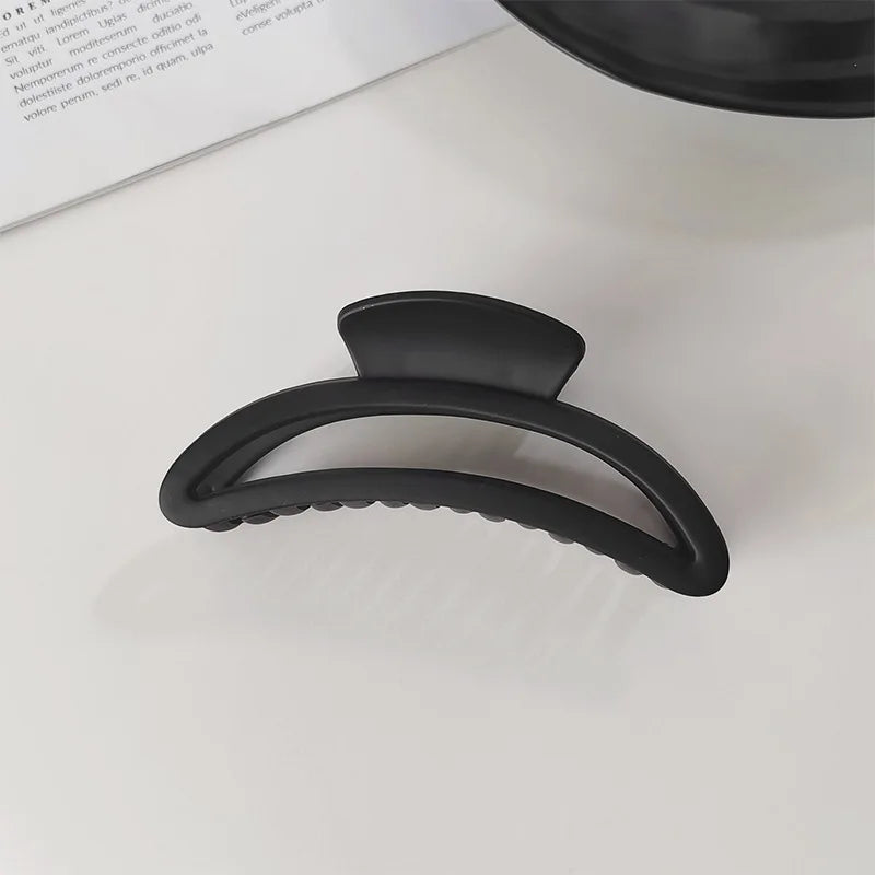 Elegant Black Hair Claw Clip