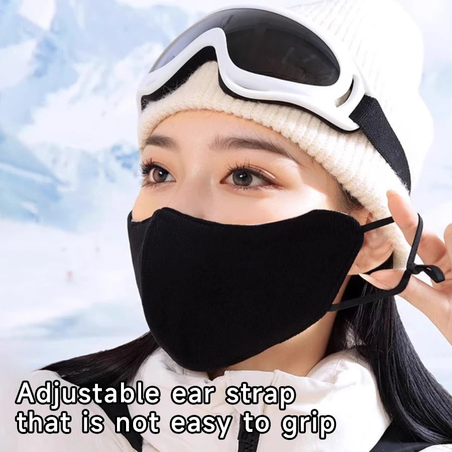 Women's Warm Winter Face Mask, Washable & Reusable