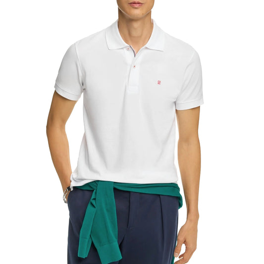 Solid Color Polo Shirt Short