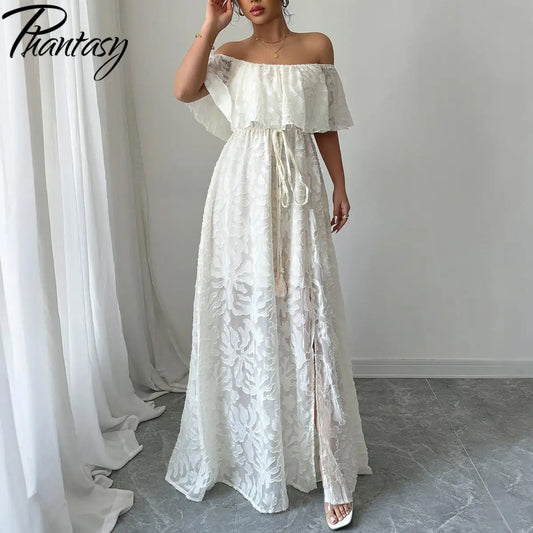 Chic Long Maxi Dresses Female Clothes