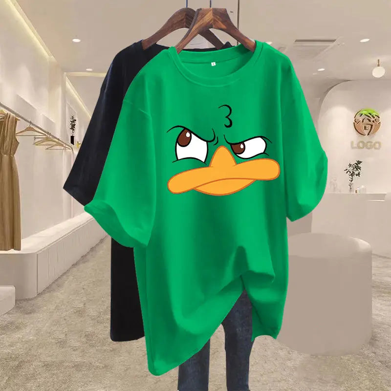 Tops Chic Cartoon Printed Pullover