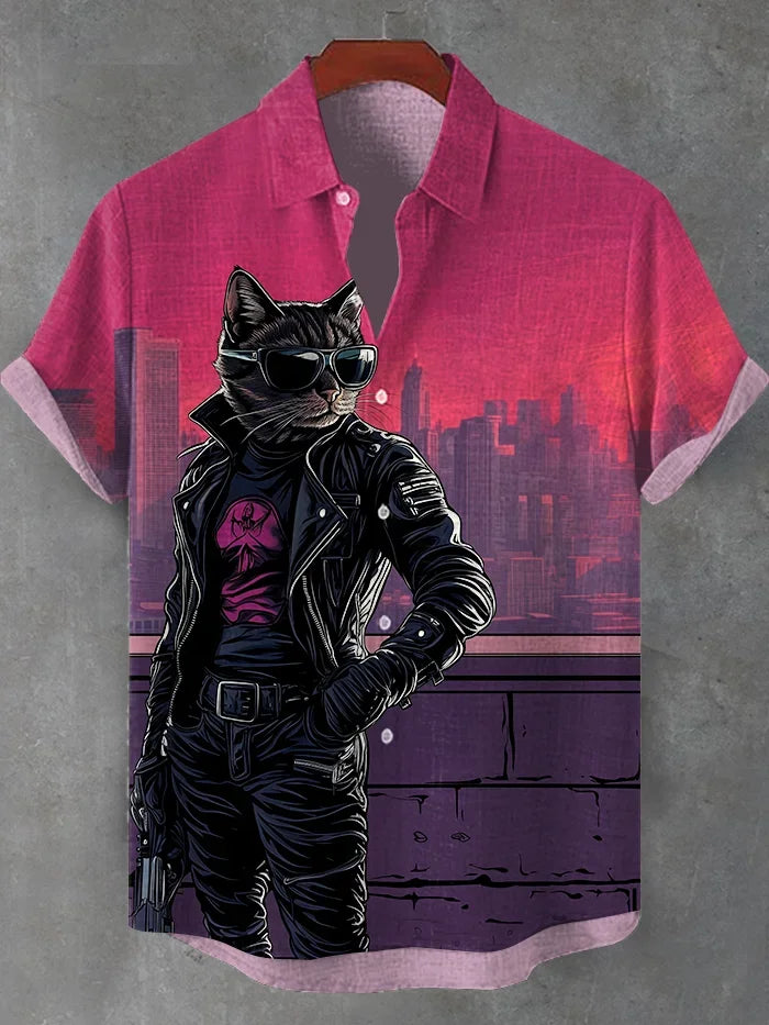 Vacation Streetwear Men's Shirts