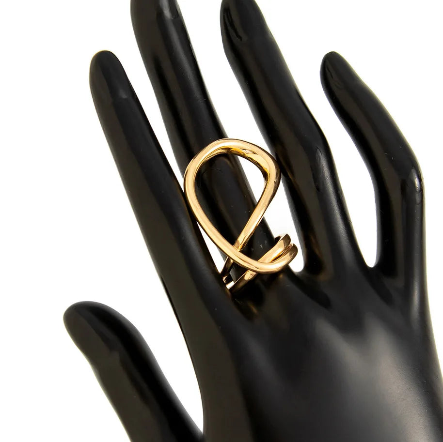 DIEZI Luxury Gold Color Metal Leaves Cuff Bangles for Women
