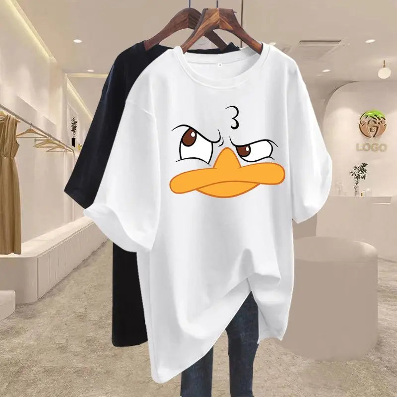 Tops Chic Cartoon Printed Pullover