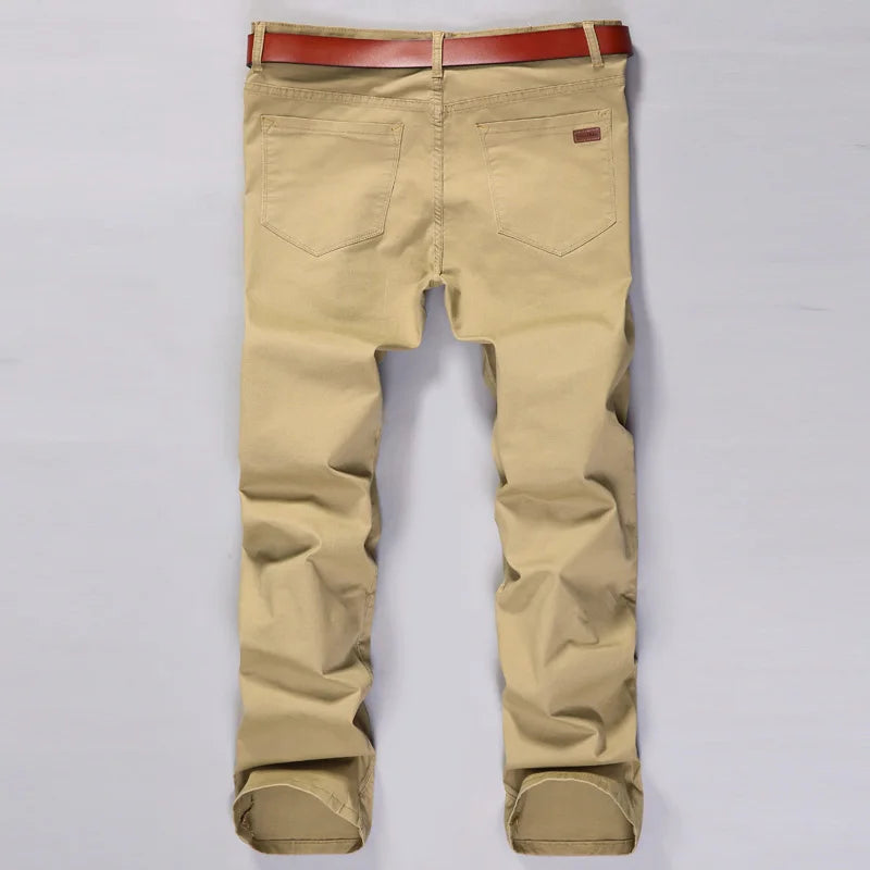 Trousers Black Long Pants Stretch