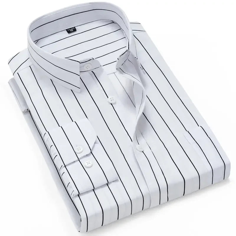 Men's Business Casual Shirt Long