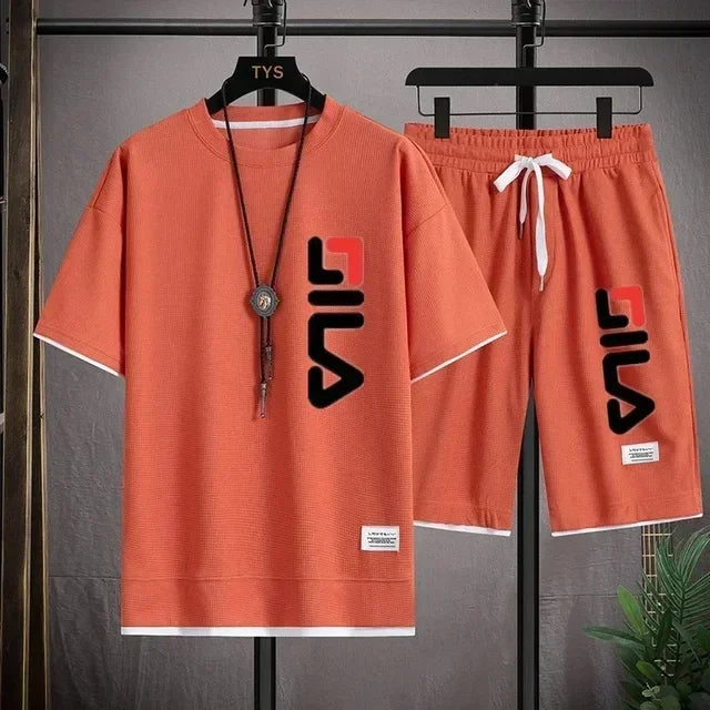 men's fashion beach sports suit