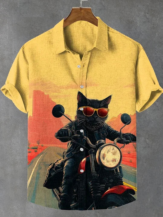 Vacation Streetwear Men's Shirts