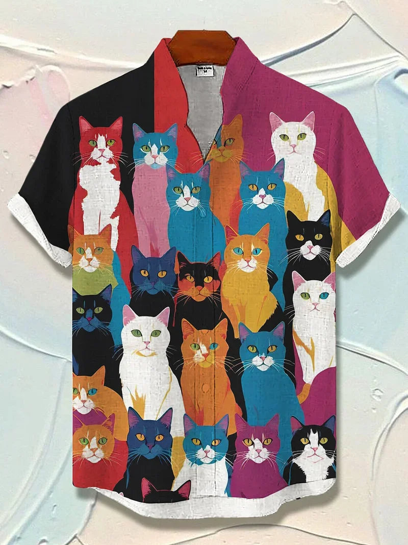 Vacation Streetwear Men's Shirts