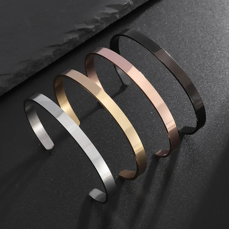 Punk Mirror Bracelet Couple Jewelry