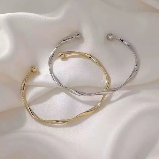 Twist Simple Bracelet Women Jewelry