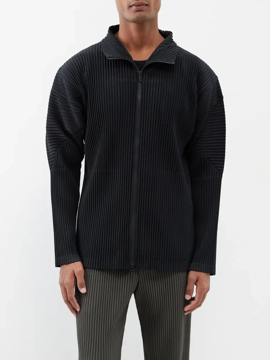 two-way Zip Turtleneck Jacket