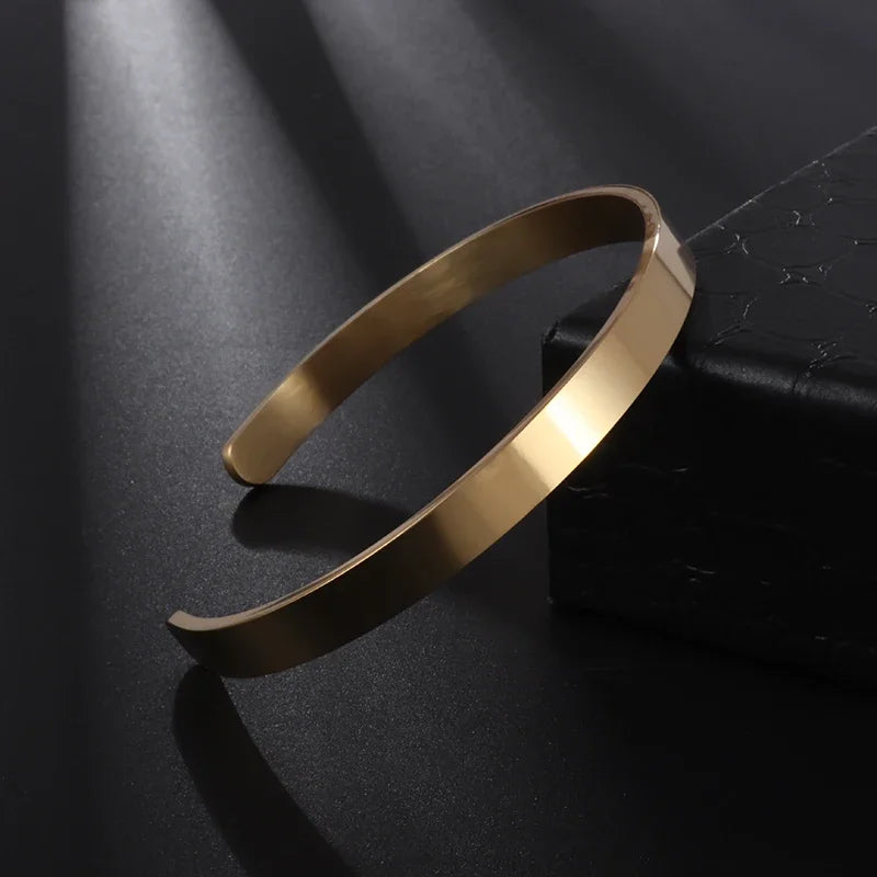 Punk Mirror Bracelet Couple Jewelry