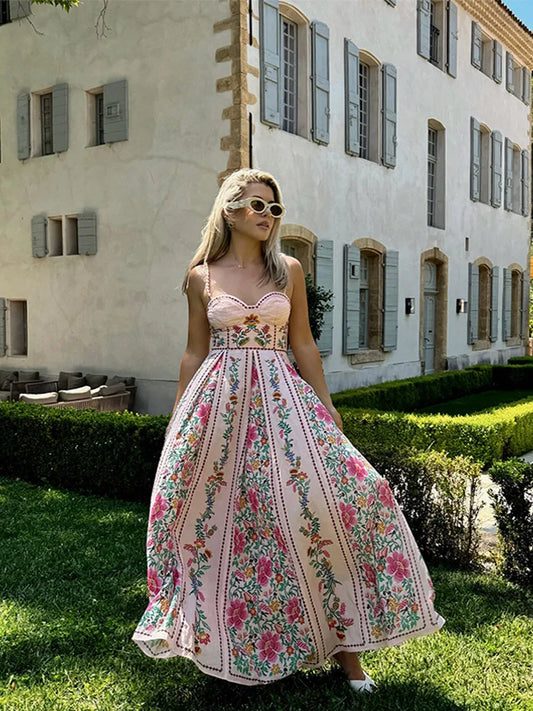 Gown Vacation Embroidered Ladies