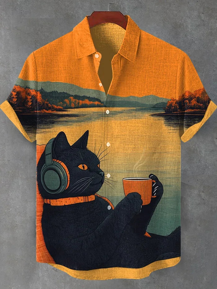 Vacation Streetwear Men's Shirts