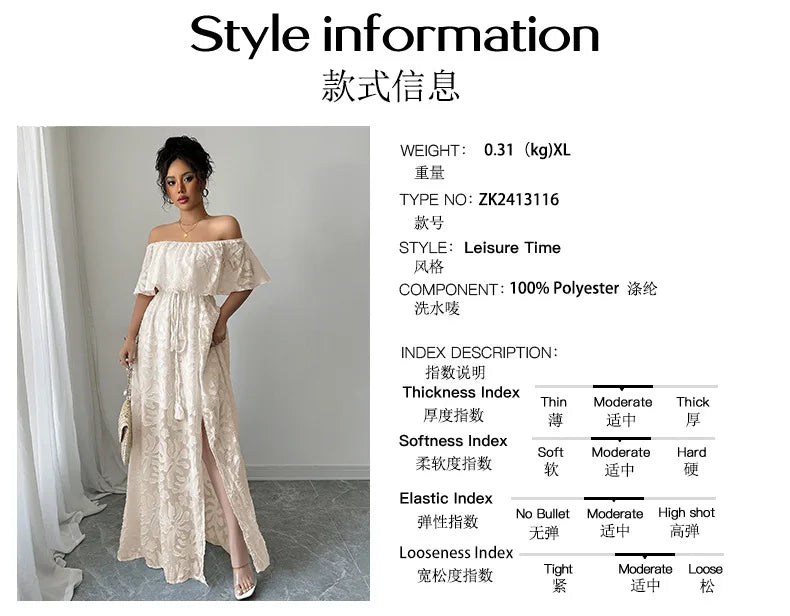 Chic Long Maxi Dresses Female Clothes