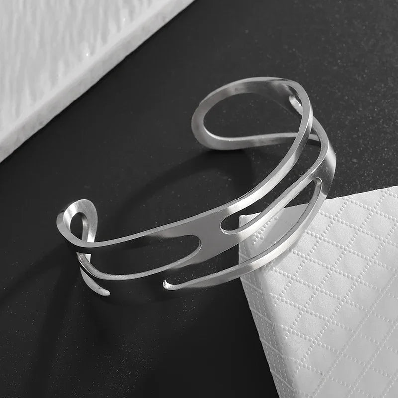 Punk Mirror Bracelet Couple Jewelry