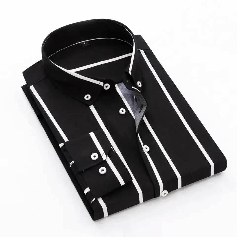 Men's Business Casual Shirt Long