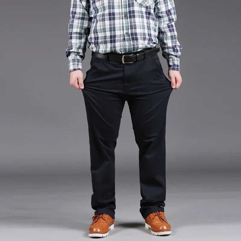 Trousers Black Long Pants Stretch