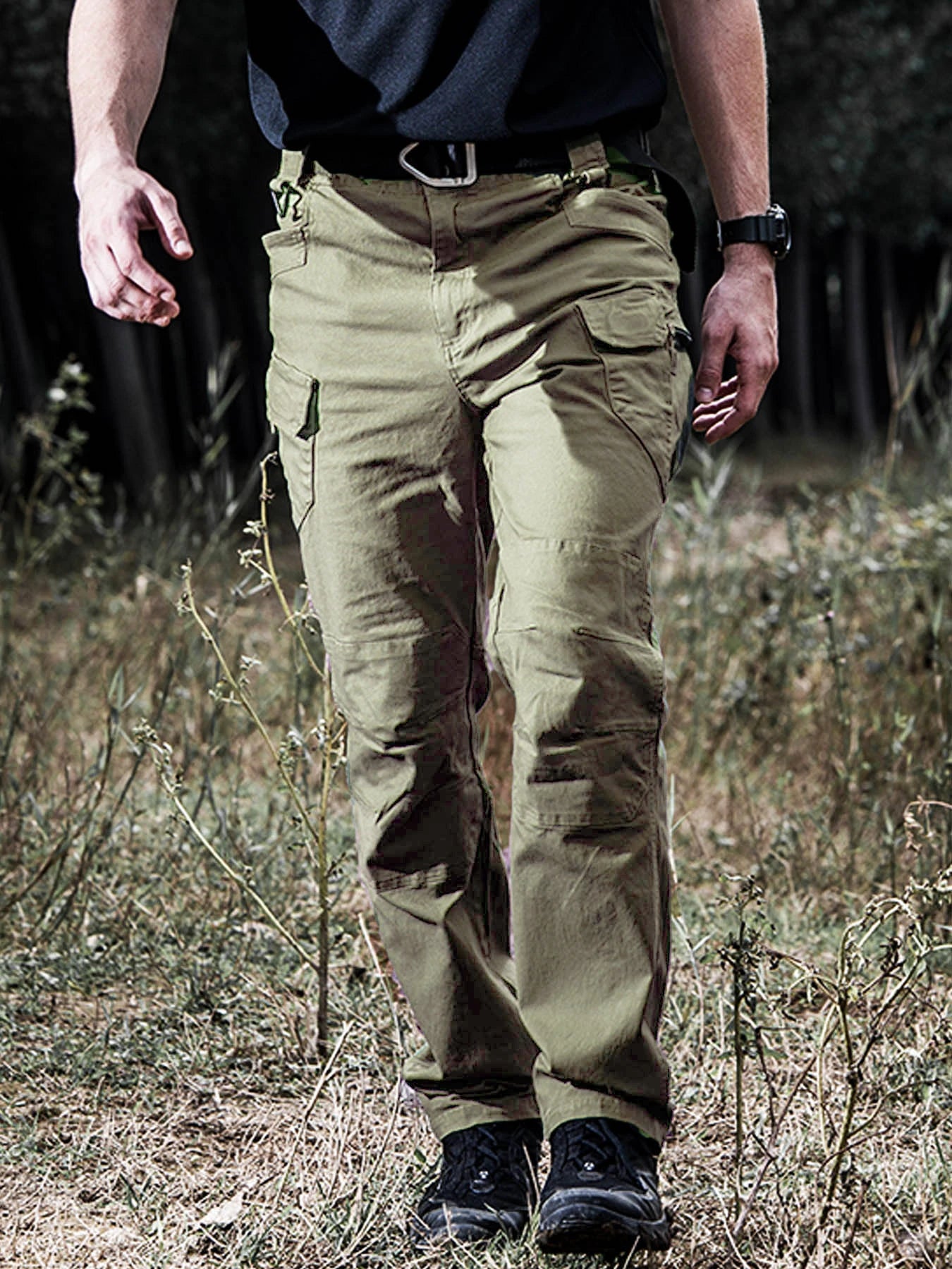 Cargo Army Military Long Trousers Male