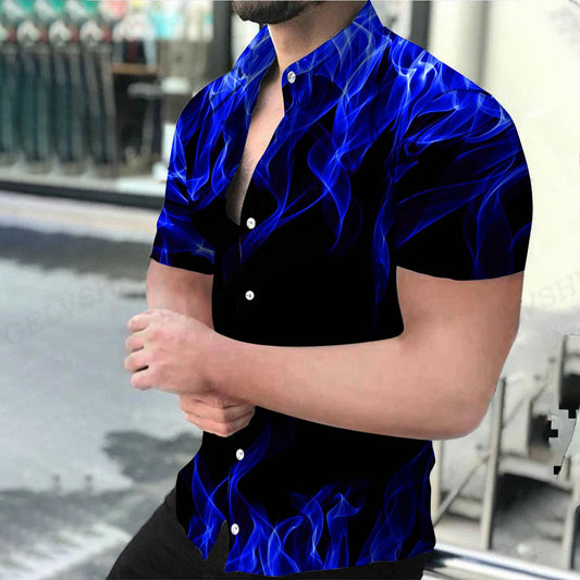 Casual Beach Blouses Men